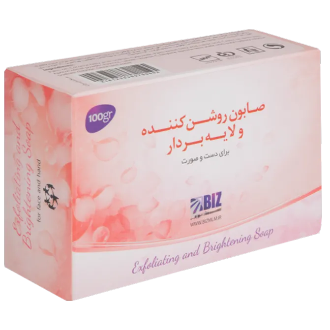 صابون لایه بردار و روشن کننده برای انواع پوست