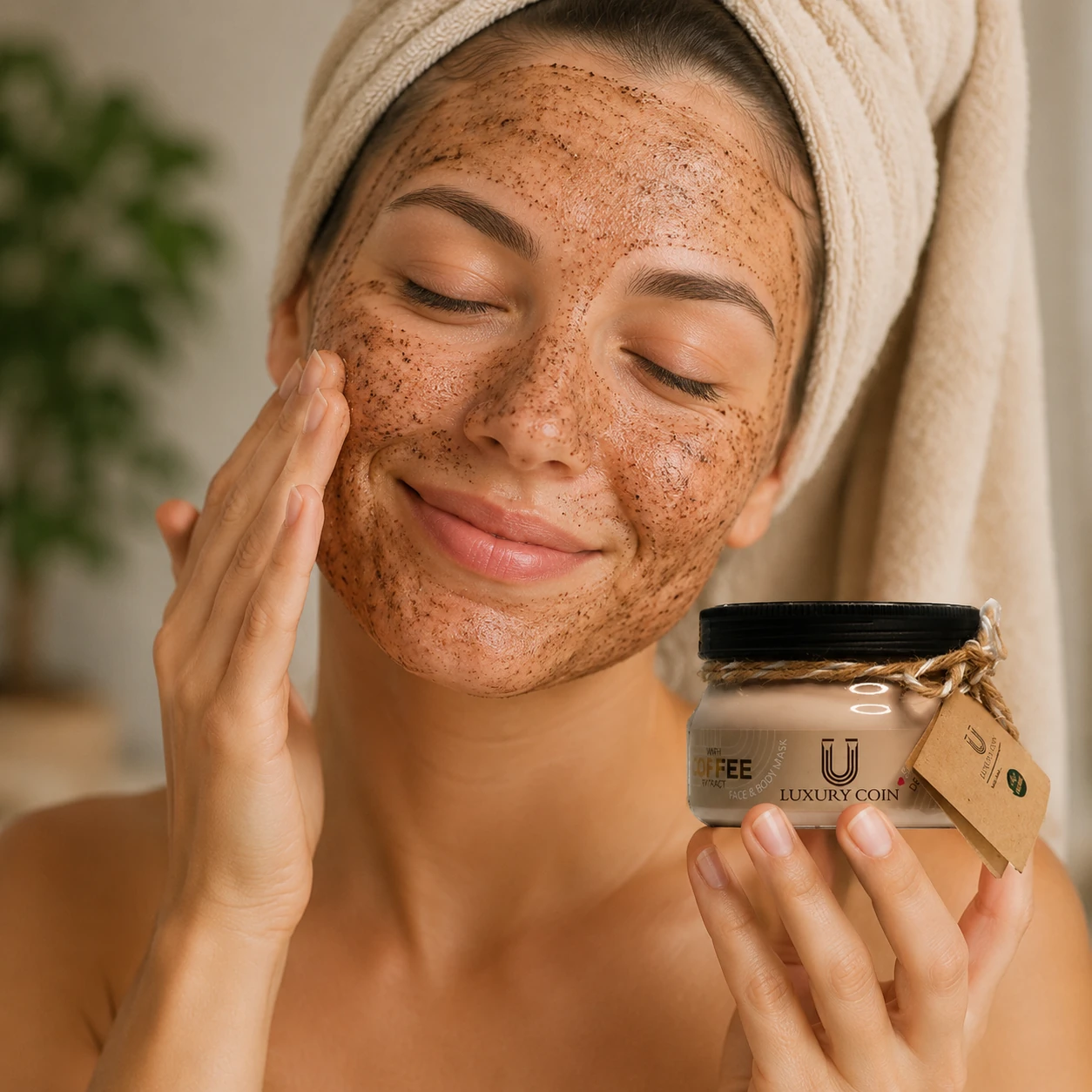 راهنمای گام به گام استفاده صحیح از ماسک اسکراب و لایهبردار صورت و بدن قهوه